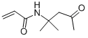 Structure de Diacetoneacrylamide