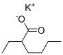 Structure d'éthylhexanoate du potassium 2
