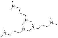 structure de 1,3,5-Tris [3 (diméthylaminé) propyliques] hexahydro-1,3,5-triazine